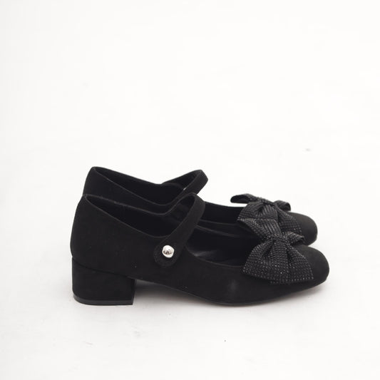 MARY JANE FLAT FIOCCO NERO 