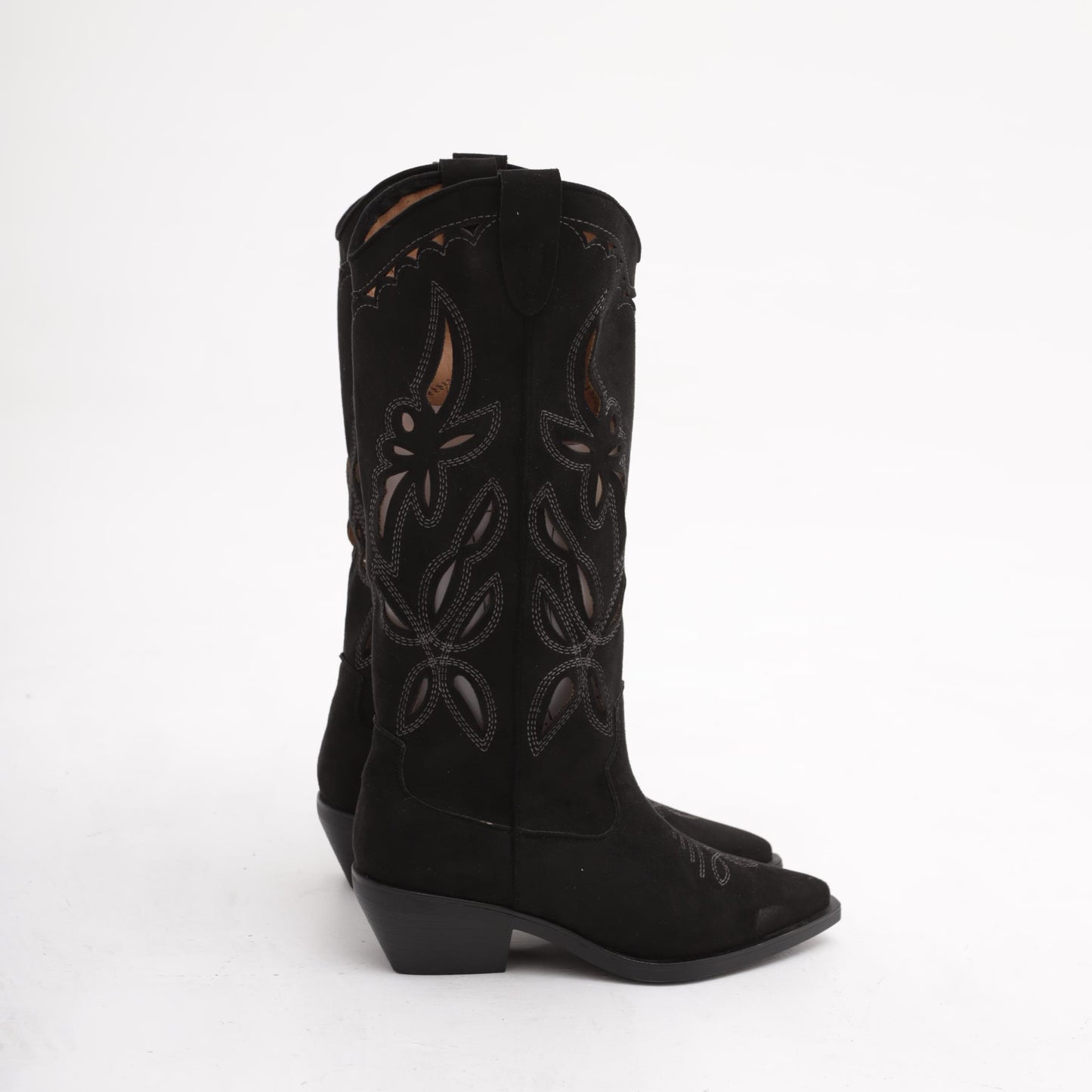 TEXANO RICAMO FORATO NERO<BR/> 