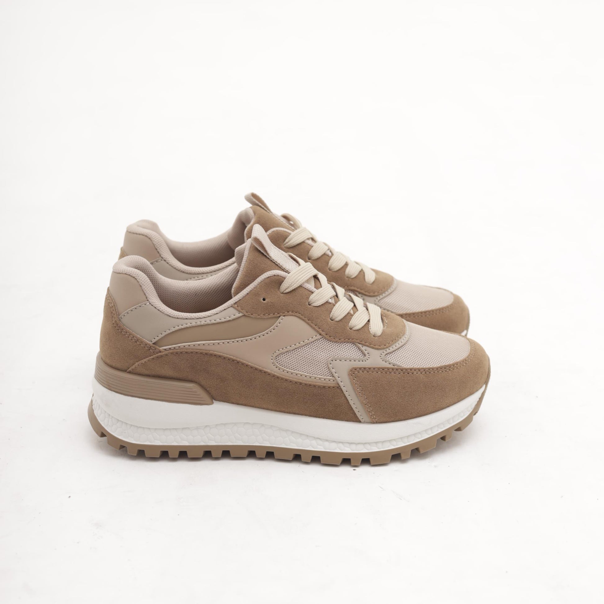 SNEAKERS RUNNING CUOIO 