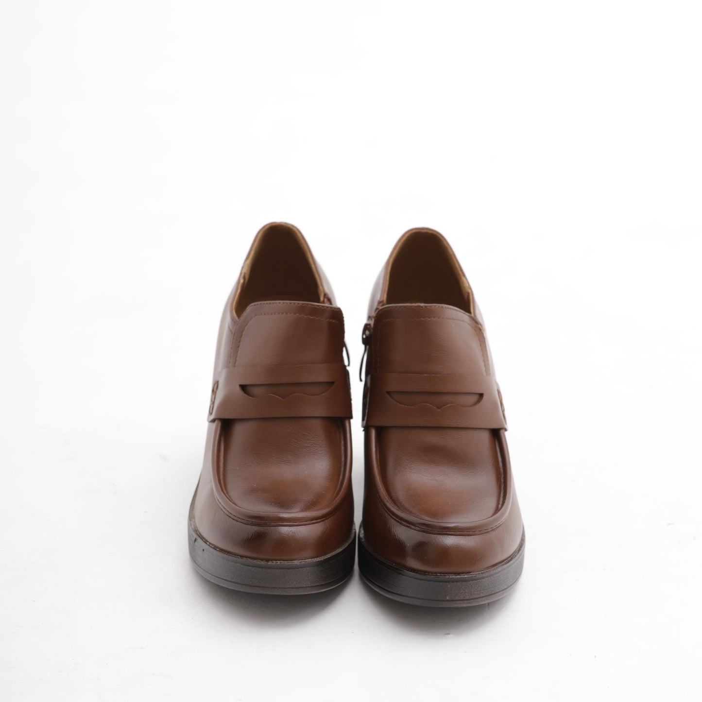 TRONCHETTO MOCASSINO TACCO MARRONE MP354-13PUMARRONE CHOCOLA