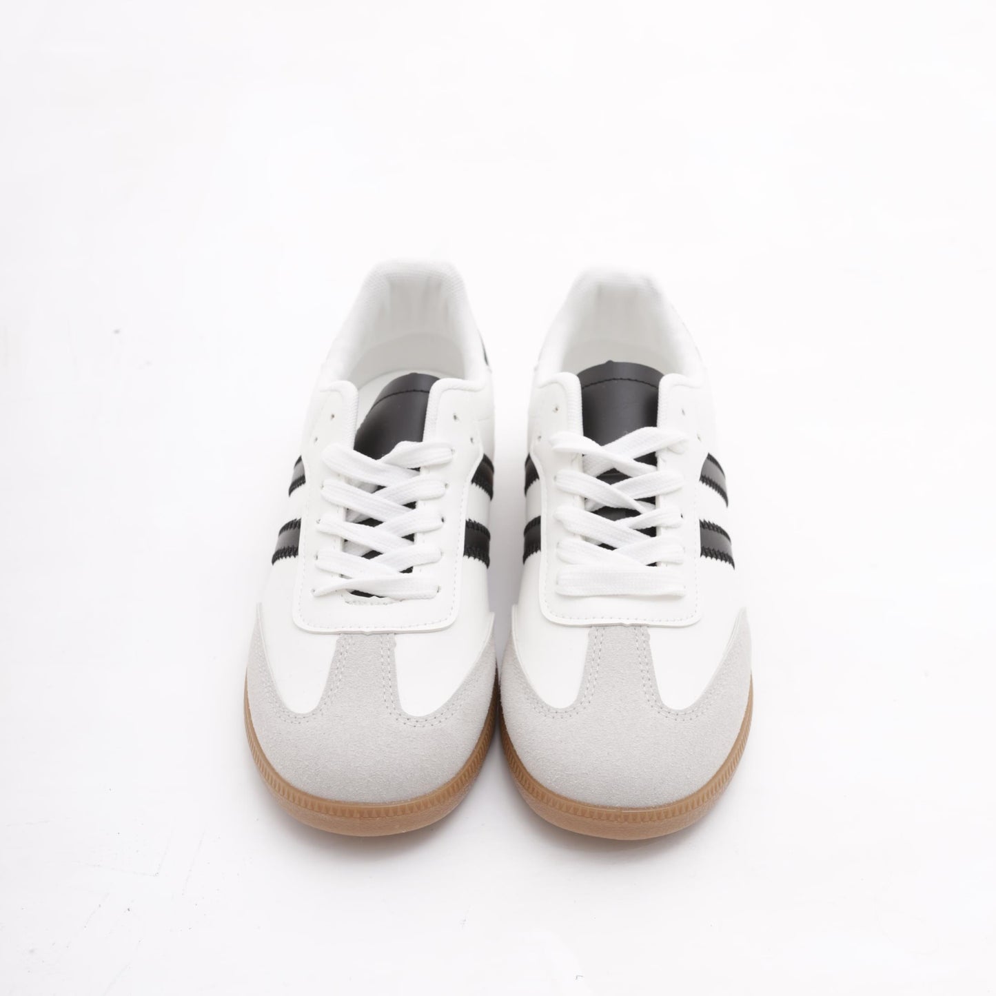 SNEAKERS FLAT BIANCO MP902-1PUBI CHOCOLA