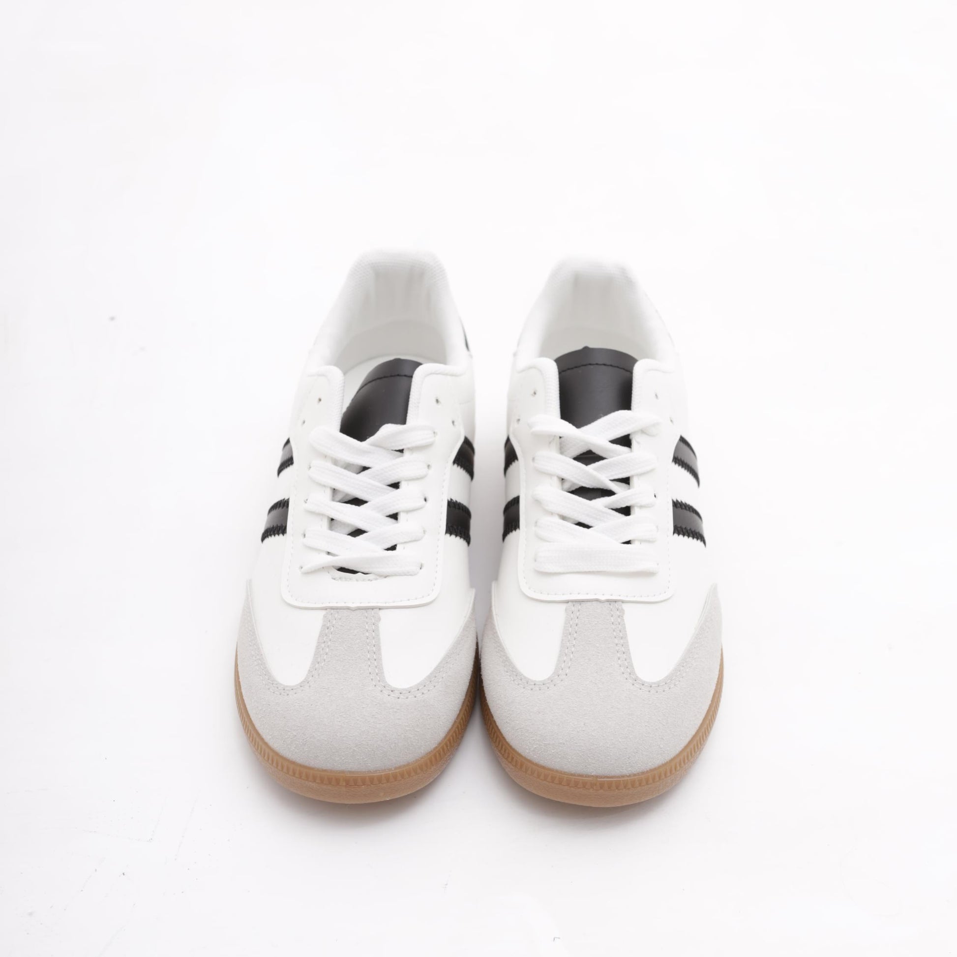 SNEAKERS FLAT BIANCO MP902-1PUBI CHOCOLA