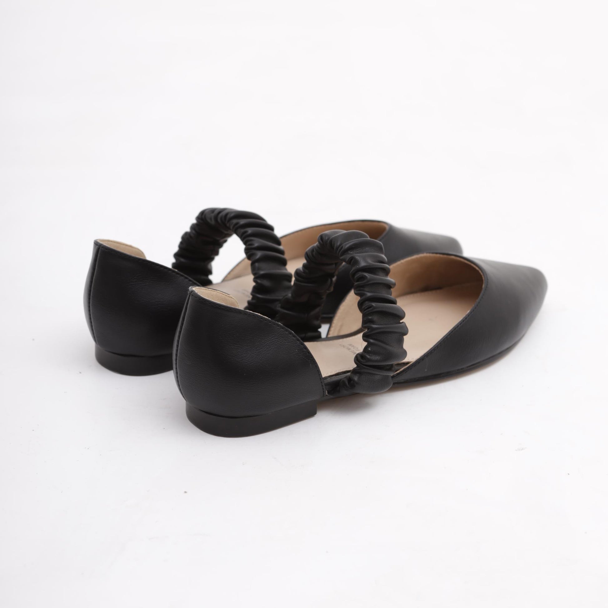 DECOLLETE D'ORSAY FLAT ELASTICO NERO 