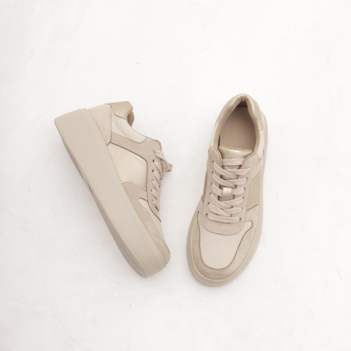 SNEAKERS PLATFORM TAUPE 