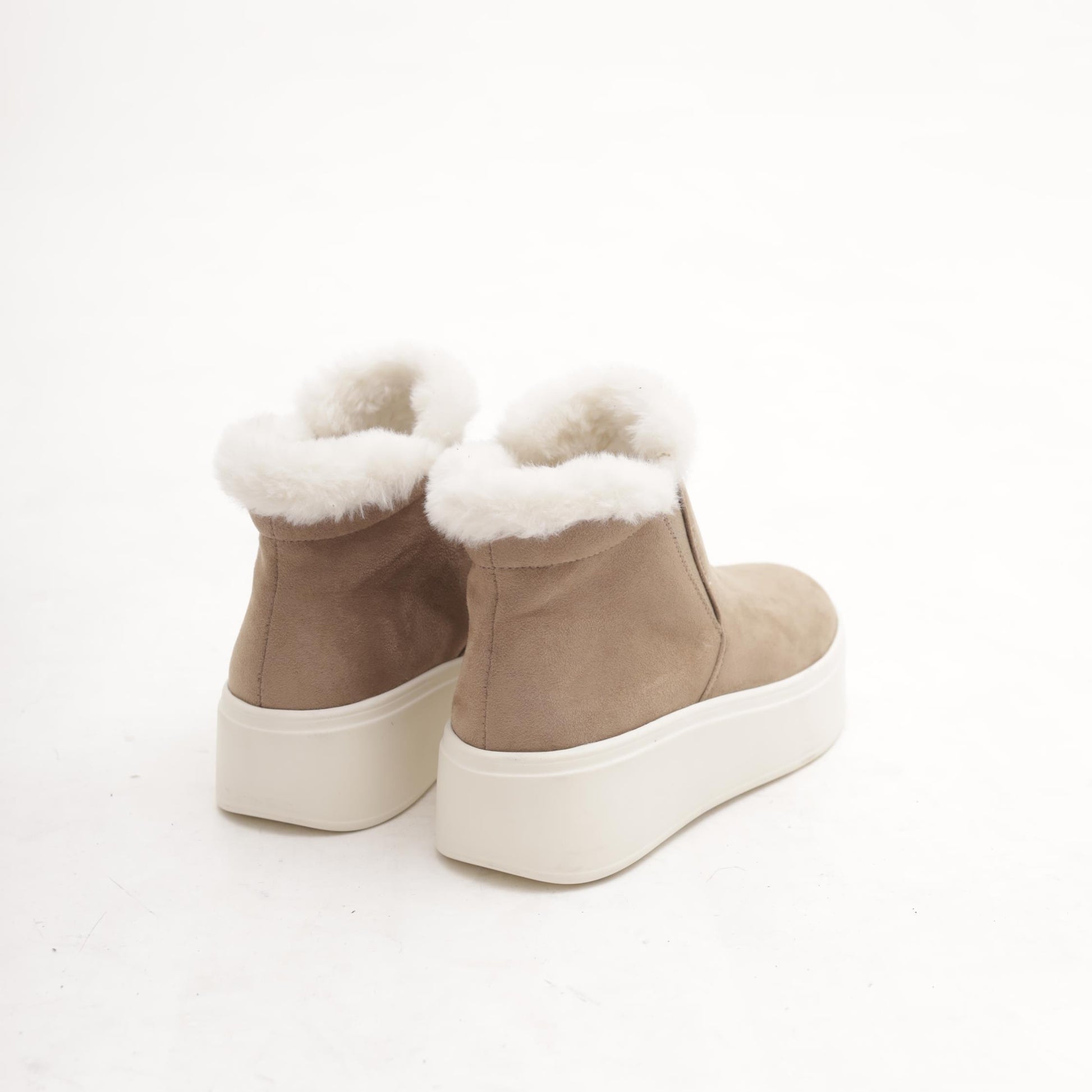 STIVALETTO SNEAKERS PLATFORM TAUPE 