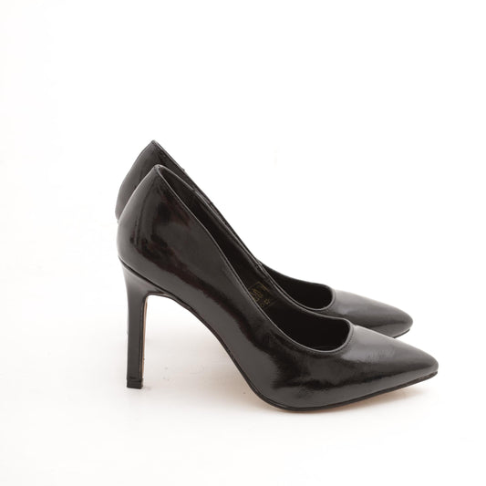 DECOLLETE' ALTA NAPLACK NERO MP70016VENE CHOCOLA