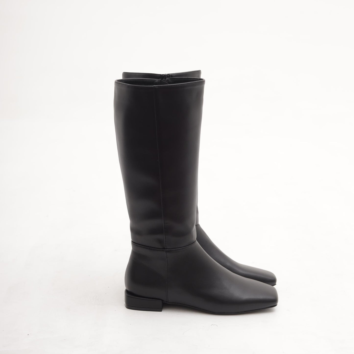 STIVALE FLAT LISCIO NERO 