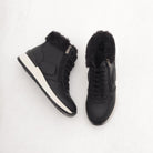 STIVALETTO SNEAKERS ZIP NERO 
