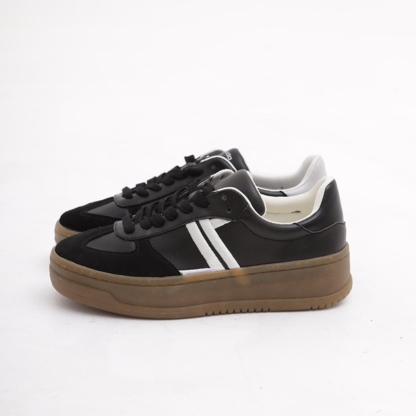 SNEAKERS PLATFORM NERO<BR/> 