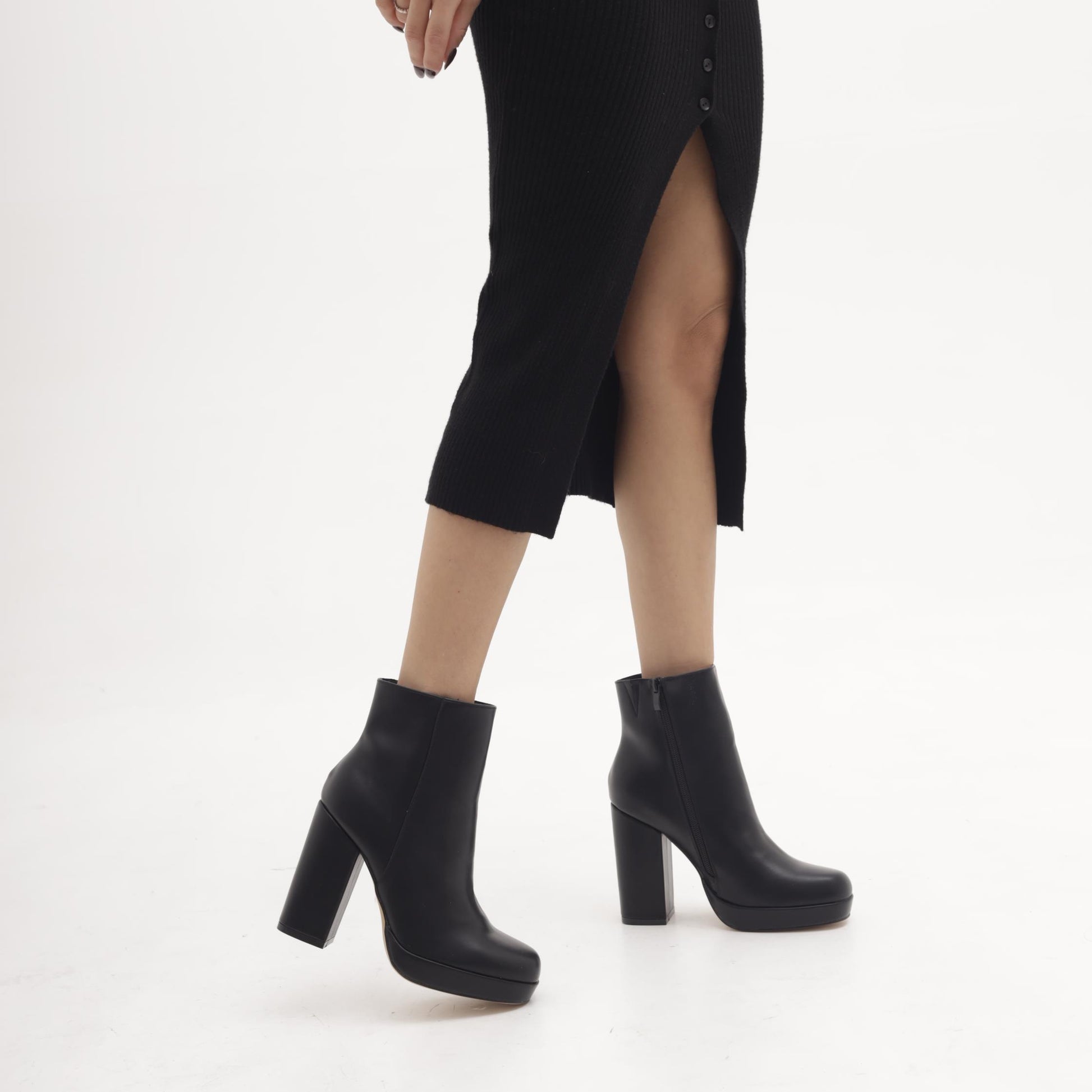 STIVALETTO TACCO ALTO NERO MP361-1PUNE CHOCOLA