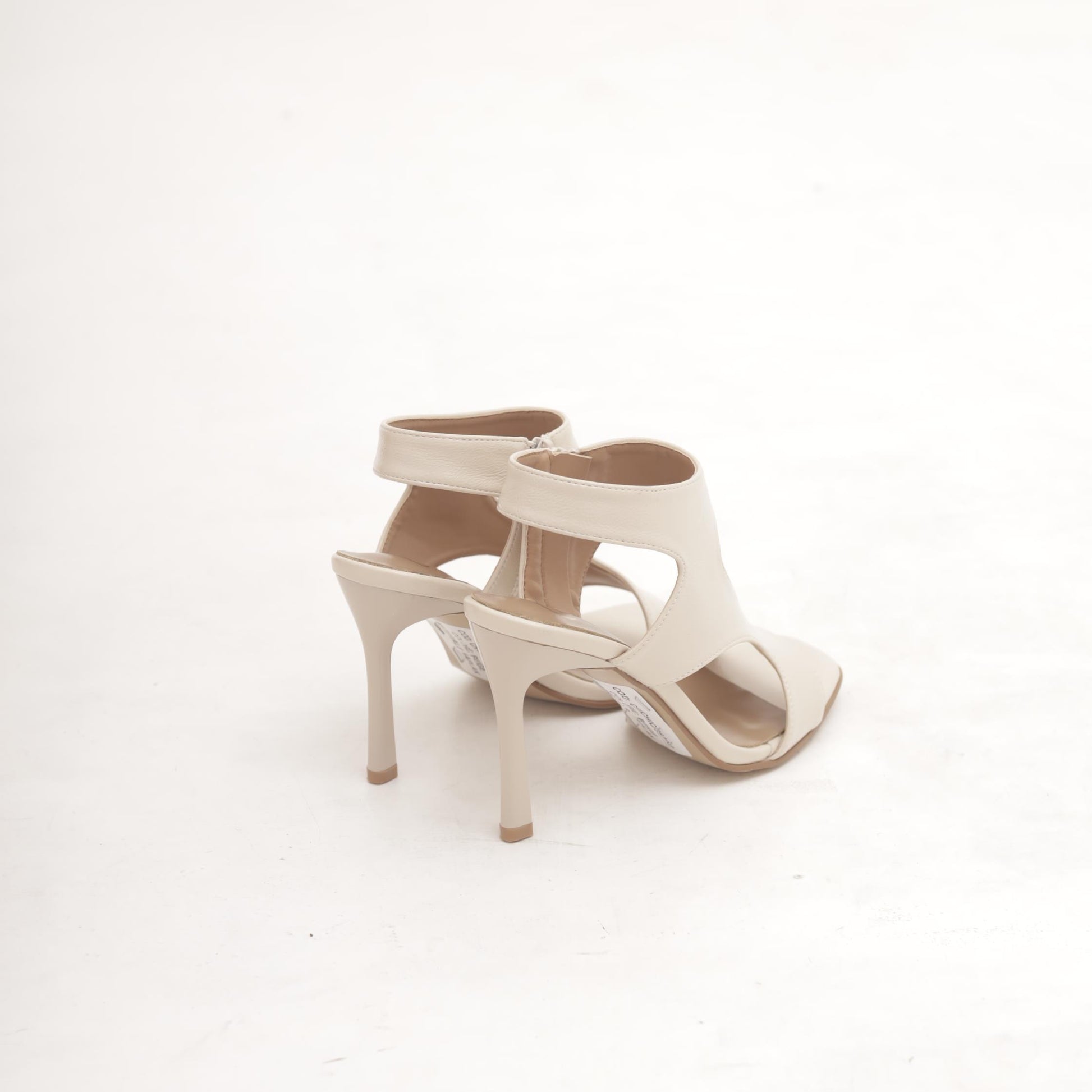 SANDALO SAGOMATO TACCO BEIGE 
