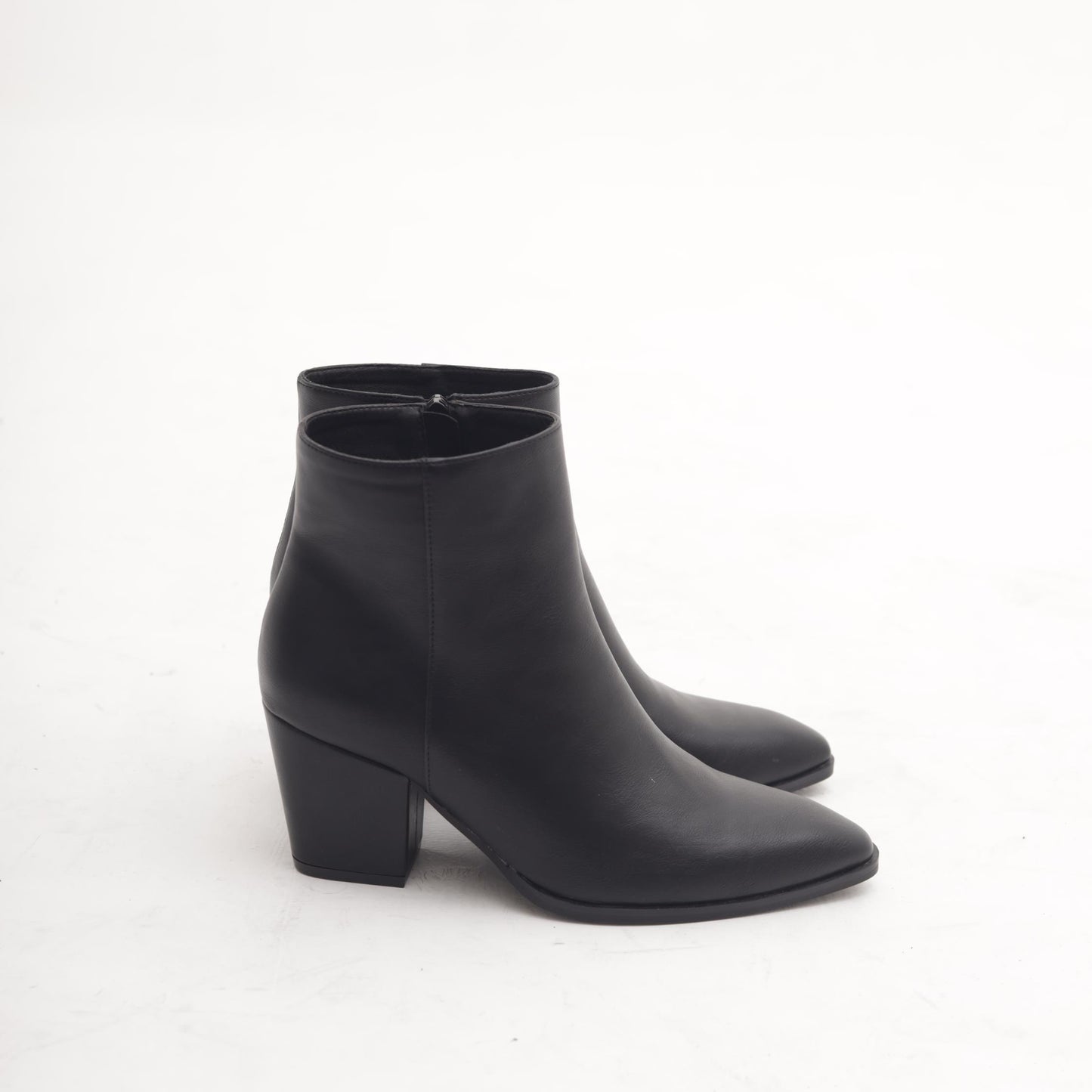 STIVALETTO TACCO LISCIO NERO 