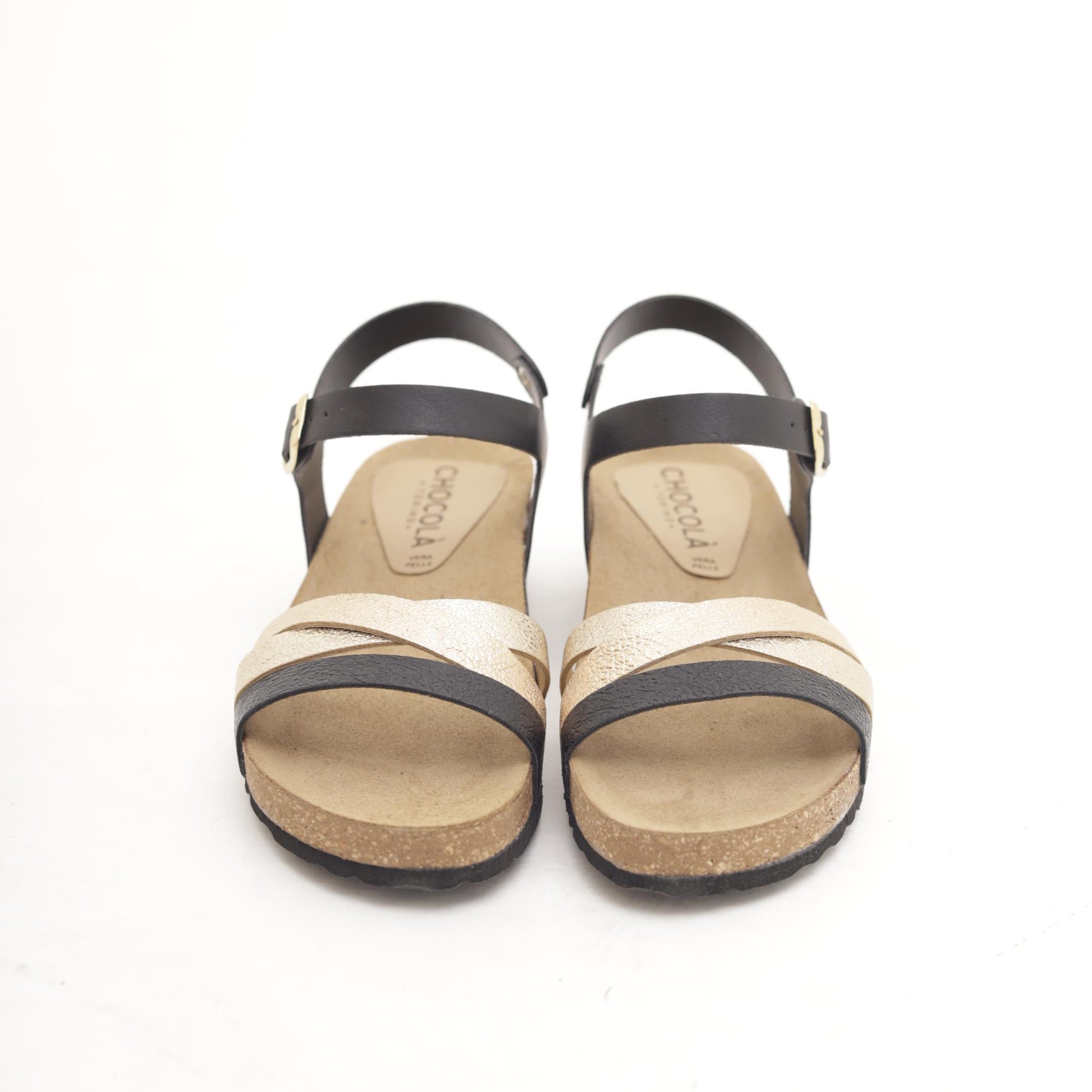 SANDALO BIO ZEPPA INCROCIO NERO 