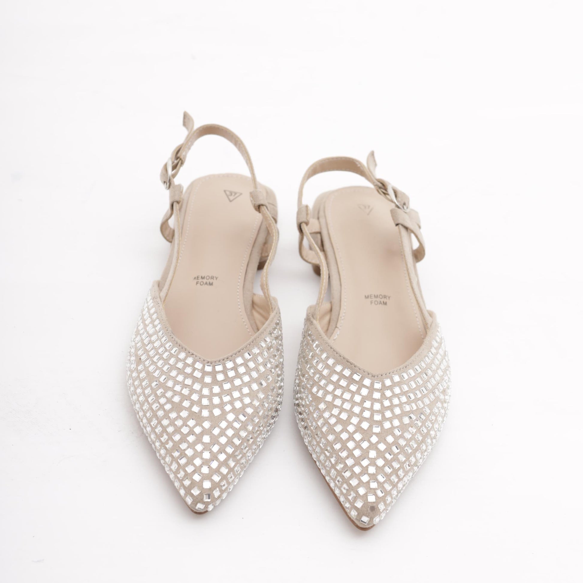 SLINGBACK FLAT GLITTER TORTORA 