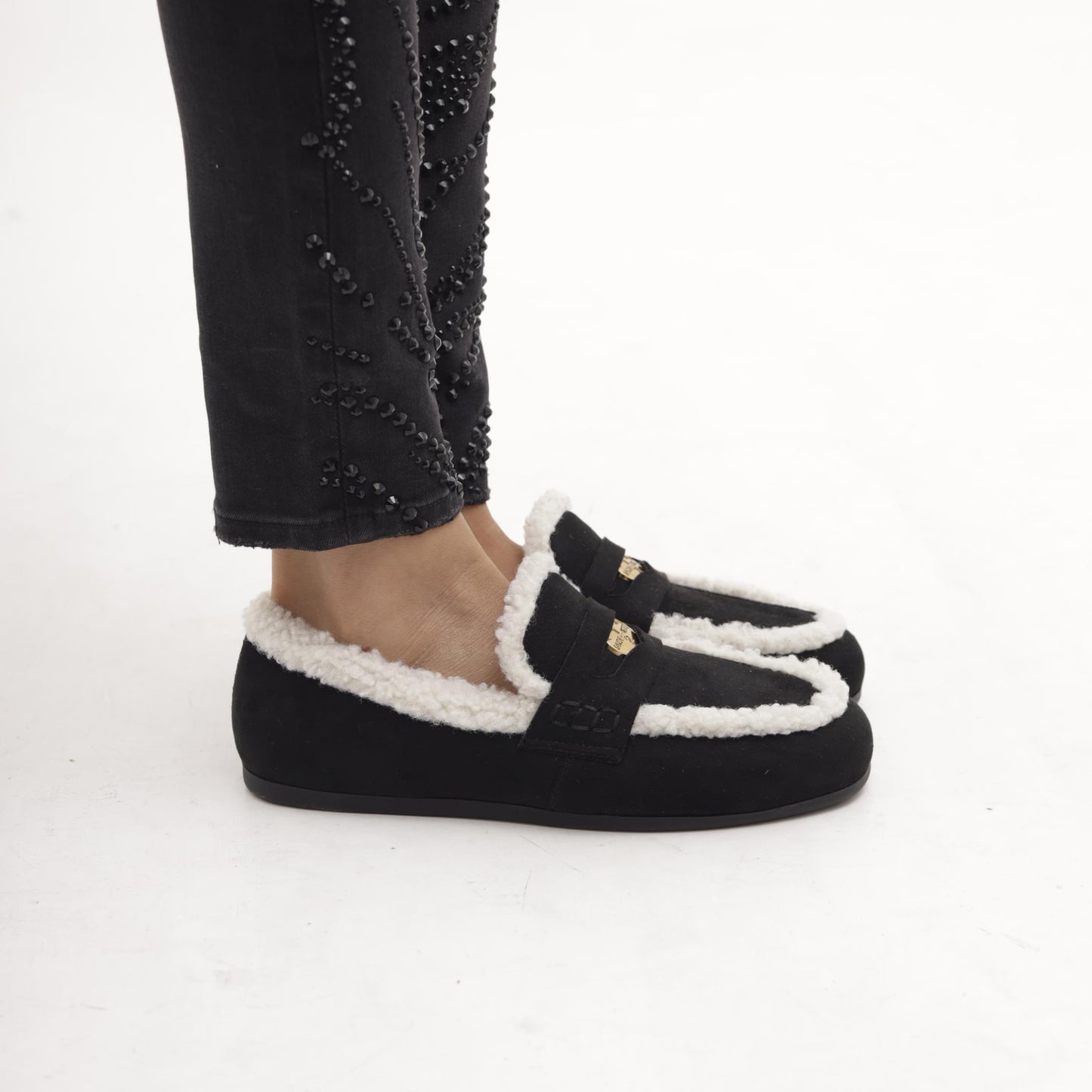 MOCASSINO SOFT FUR NERO 