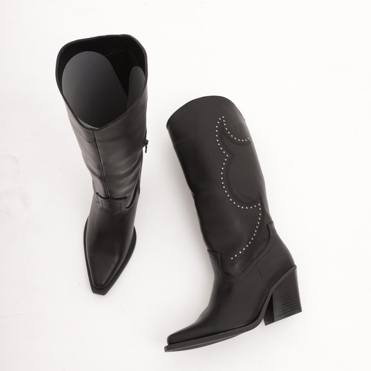 CAMPEROS RICAMO BORCHIE NERO 