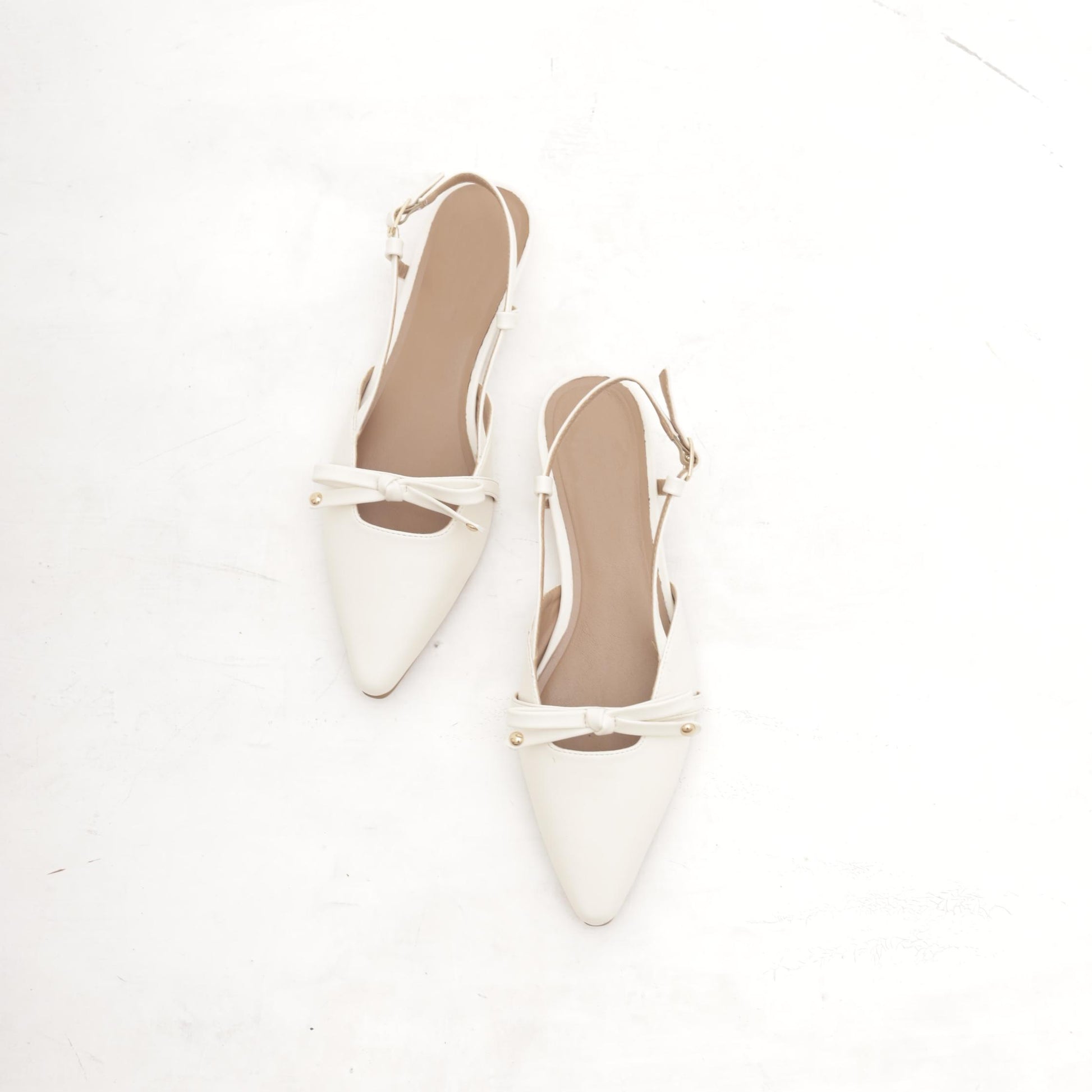 SLINGBACK FLAT FIOCCO BURRO 