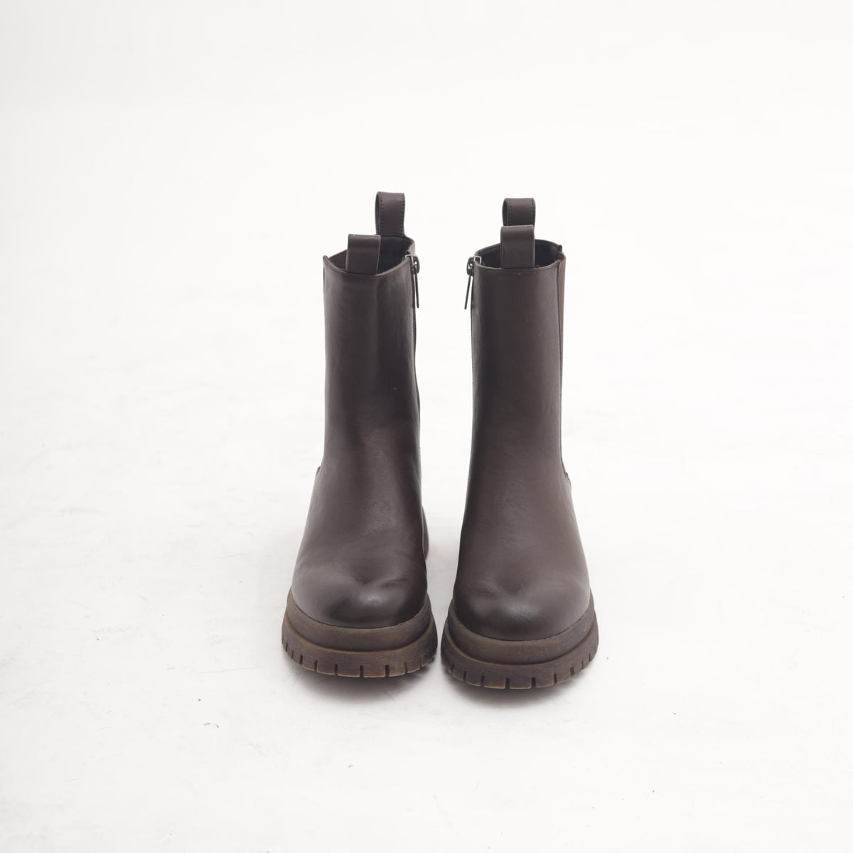 STIVALETTO ELASTICO E ZIP TESTA DI MORO 