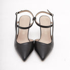 SLINGBACK CROSS NERO 