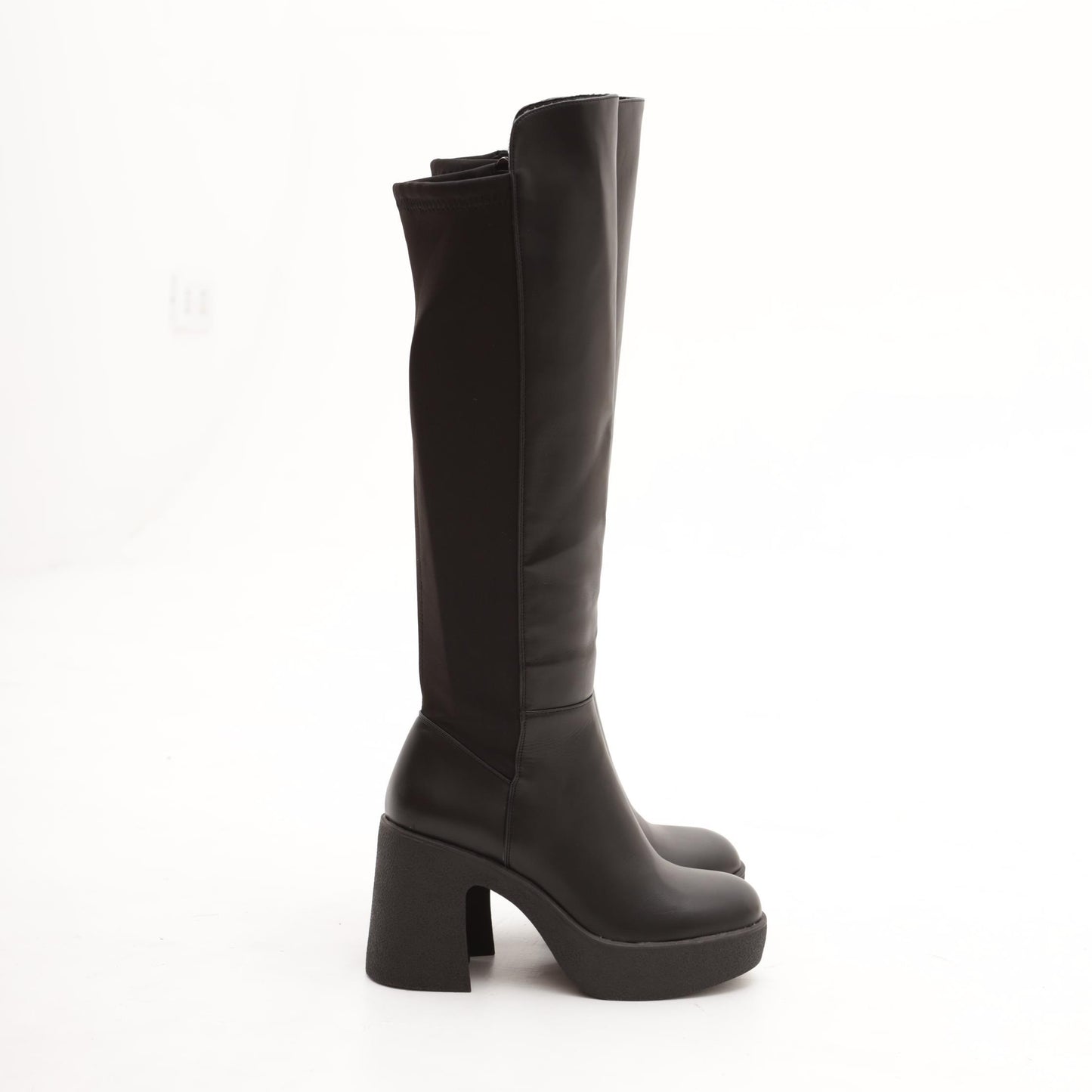 STIVALE CHUNKY STRETCH NERO MP658-1PUNE CHOCOLA