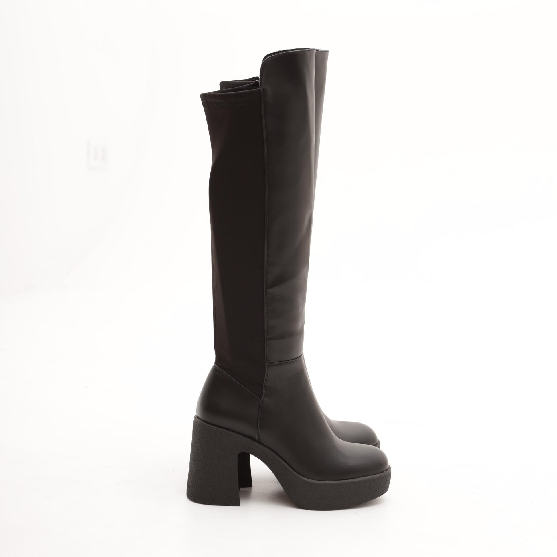 STIVALE CHUNKY STRETCH NERO MP658-1PUNE CHOCOLA