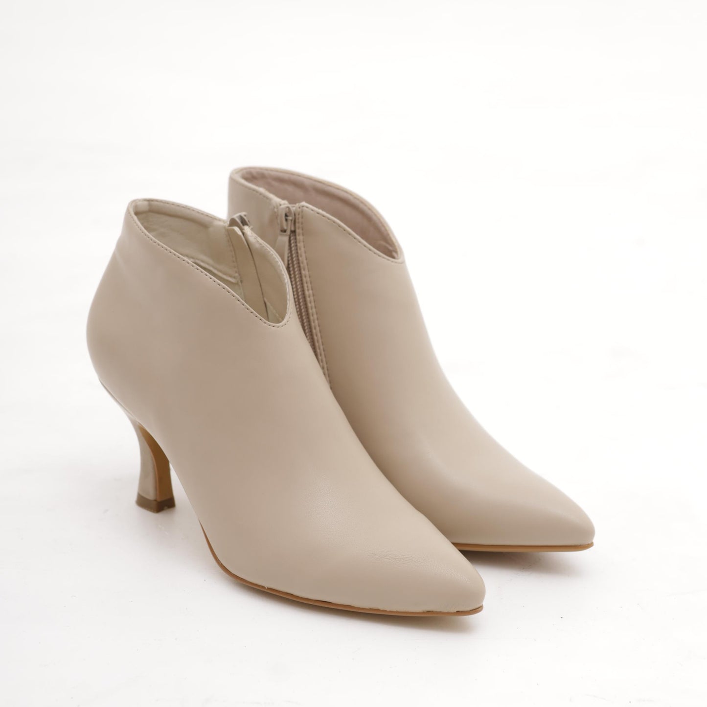 TRONCHETTO BASSO SAGOMATO TORTORA<BR/> 