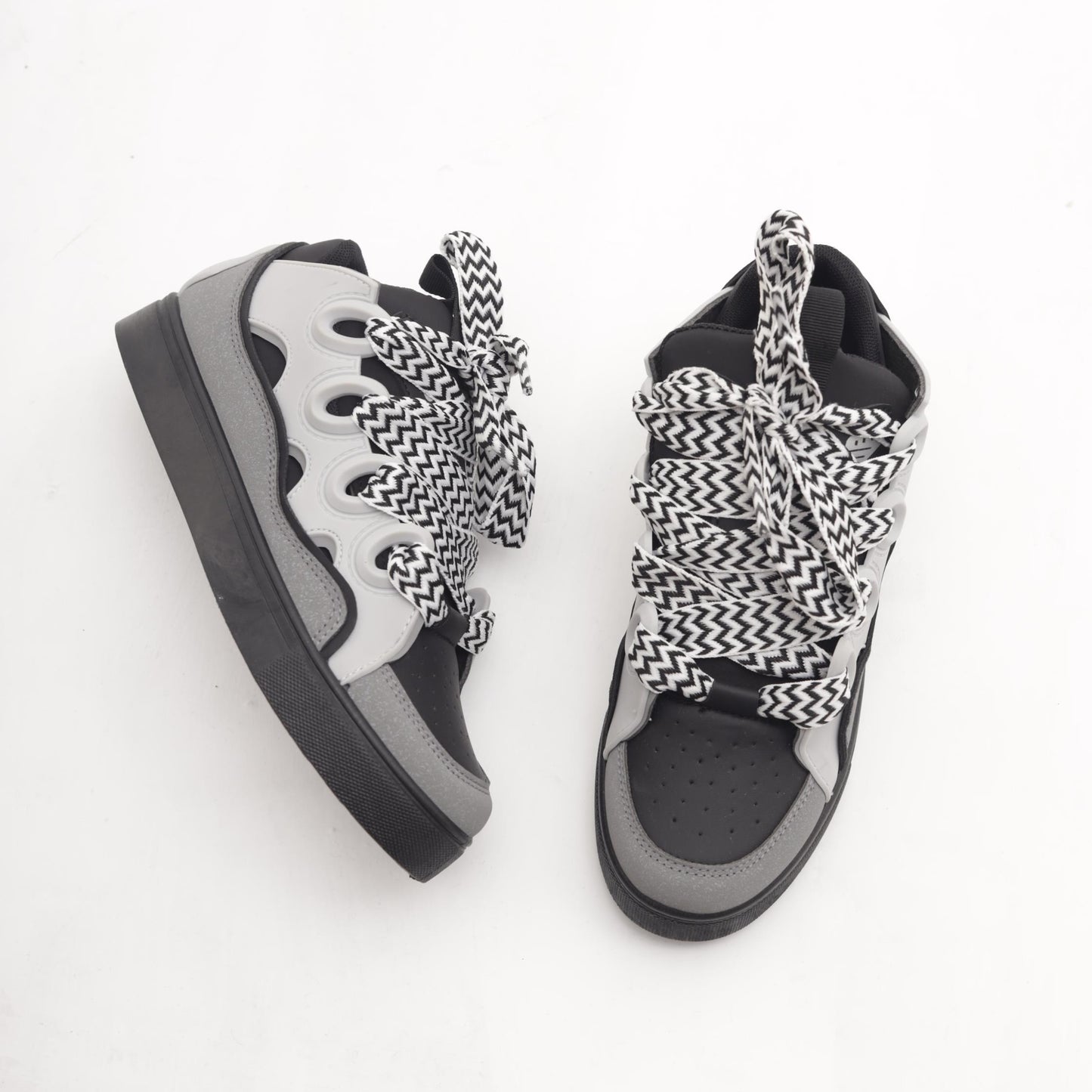 SNEAKERS SKATE MULTISTRATO NERO MP905APUNE CHOCOLA