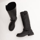 STIVALE BIKER ALTO NERO 