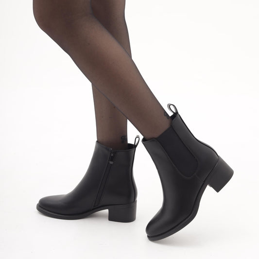 STIVALETTO CLASSIC ELASTICO NERO MP356-1PUNE CHOCOLA