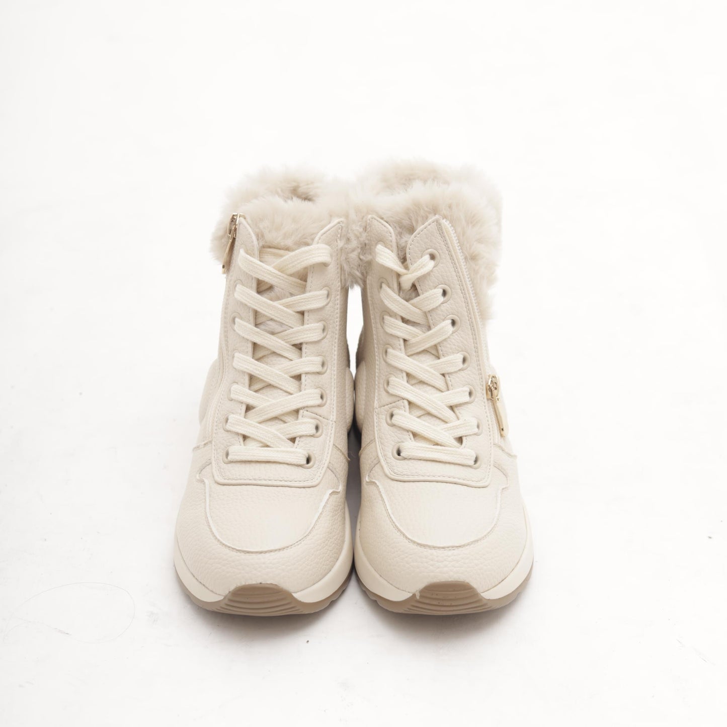 STIVALETTO SNEAKERS ZIP BEIGE 
