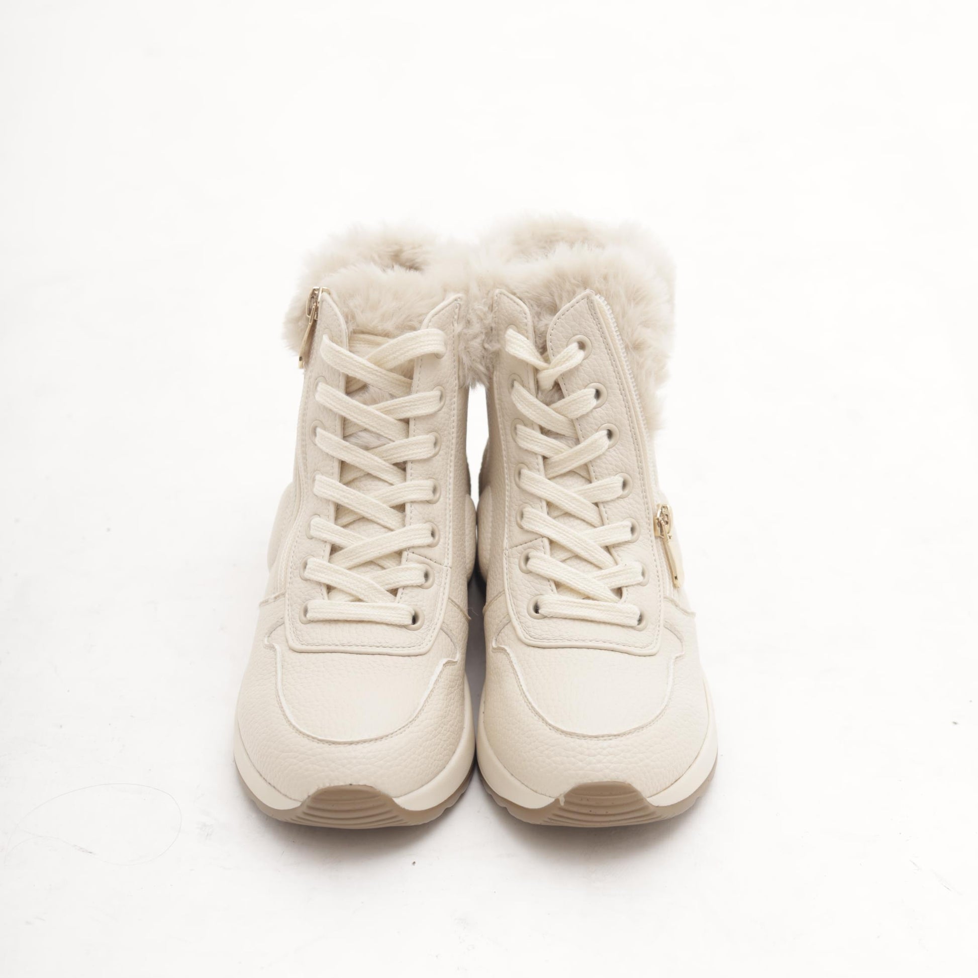 STIVALETTO SNEAKERS ZIP BEIGE 