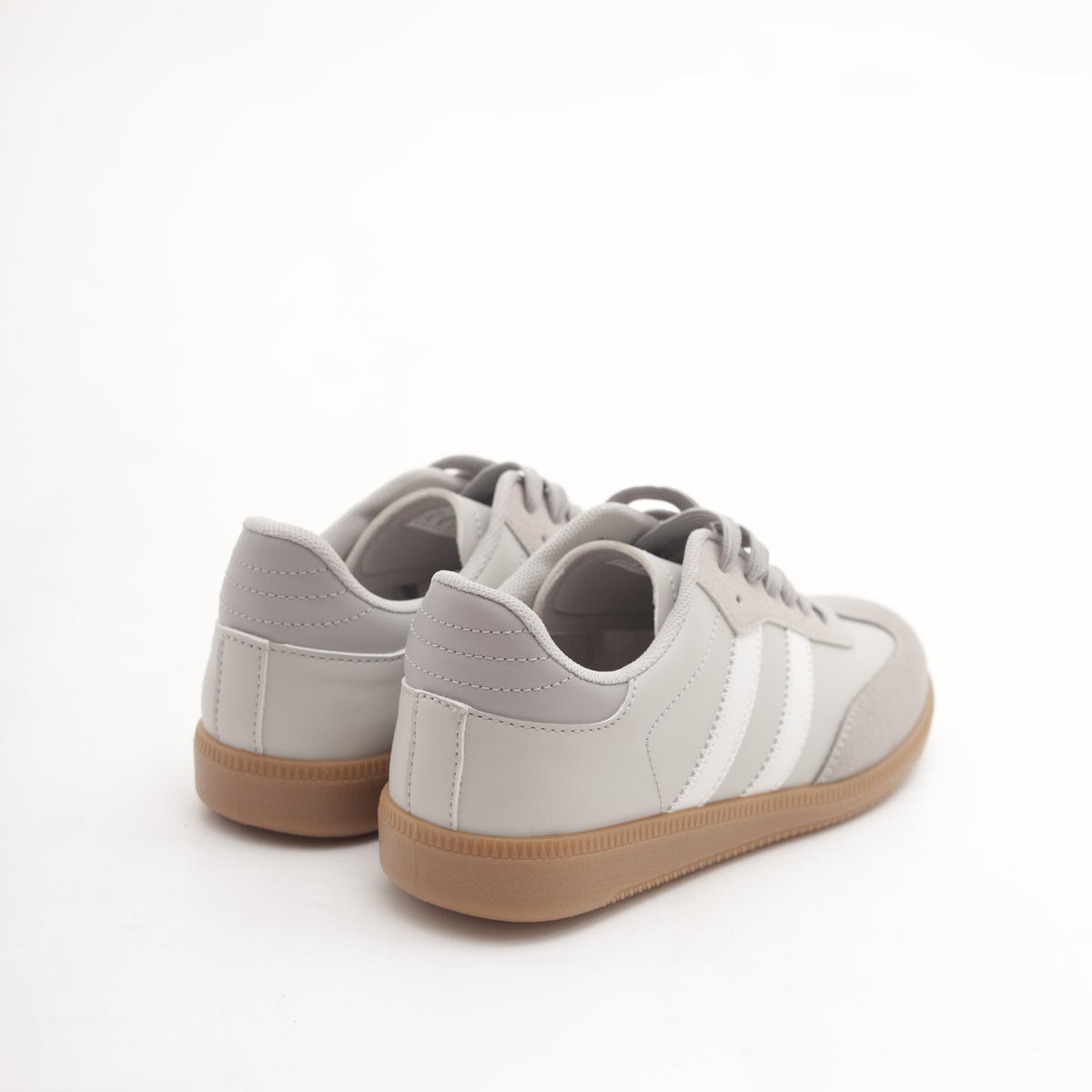 SNEAKERS FLAT GRIGIO 