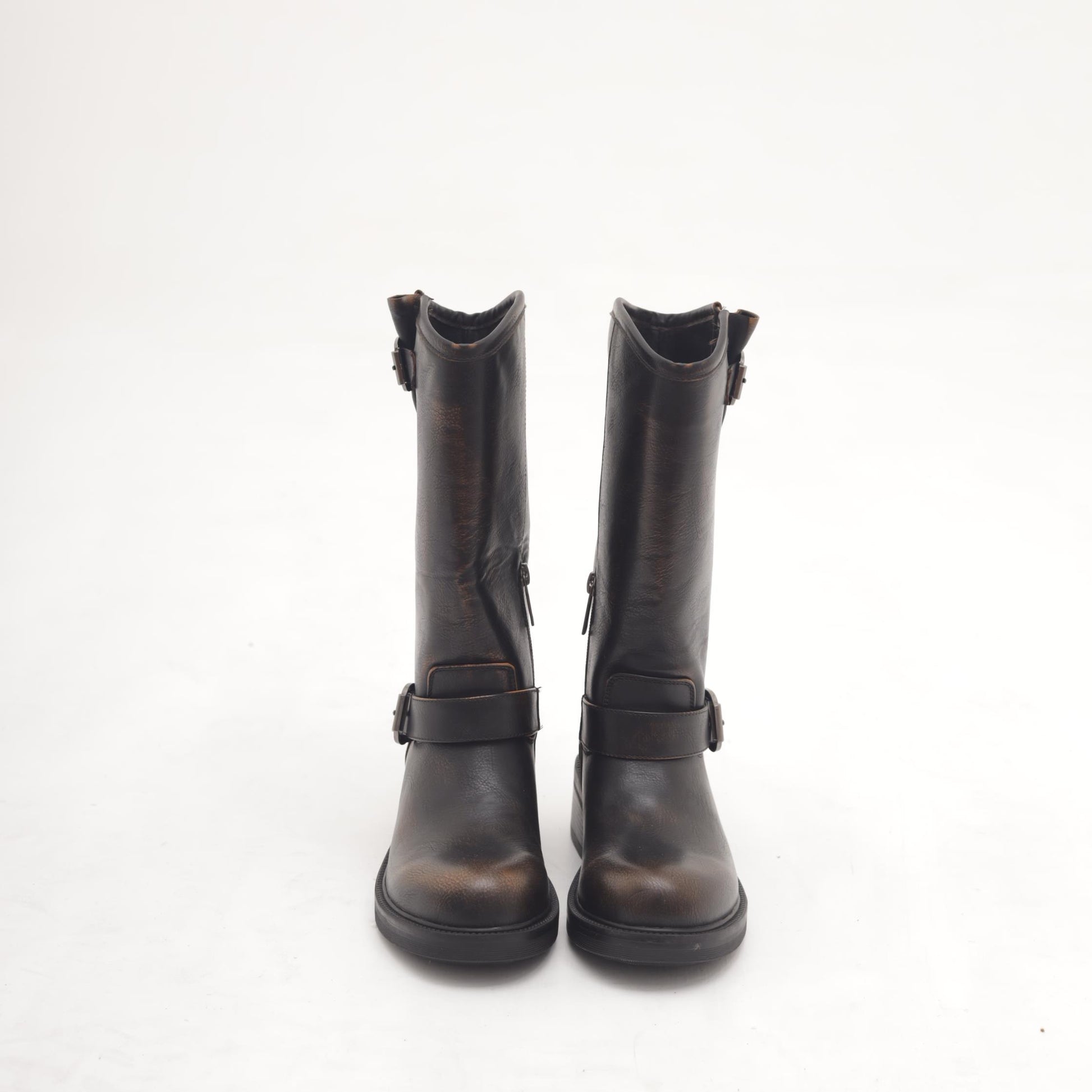 STIVALE BIKER ALTO MARRONE MP2743-4PUMR CHOCOLA