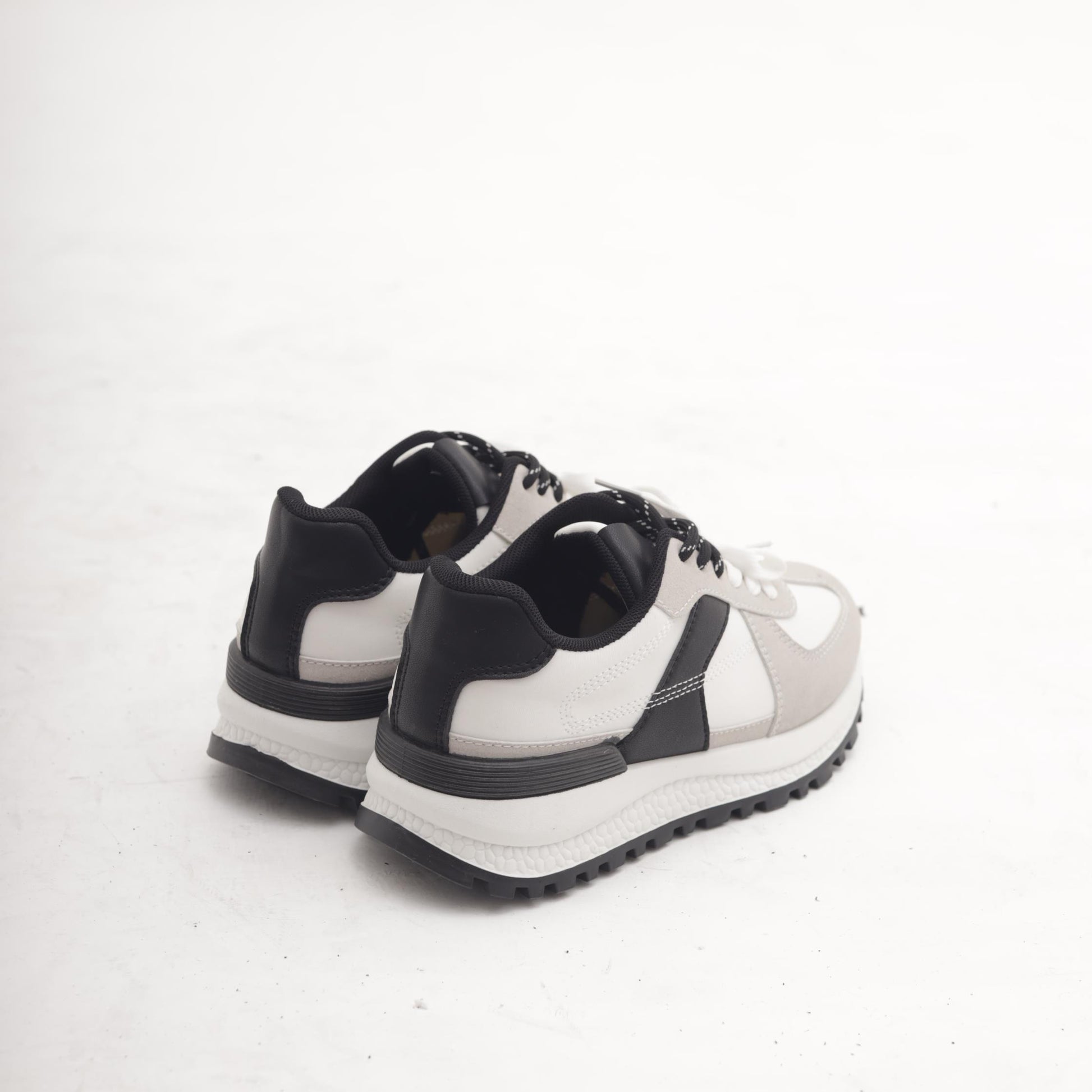 SNEAKERS RUNNING COLOUR BLOCK BIANCO 