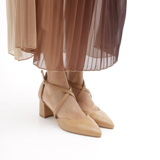 DECOLLETE' D'ORSAY INCROCIO CUOIO 