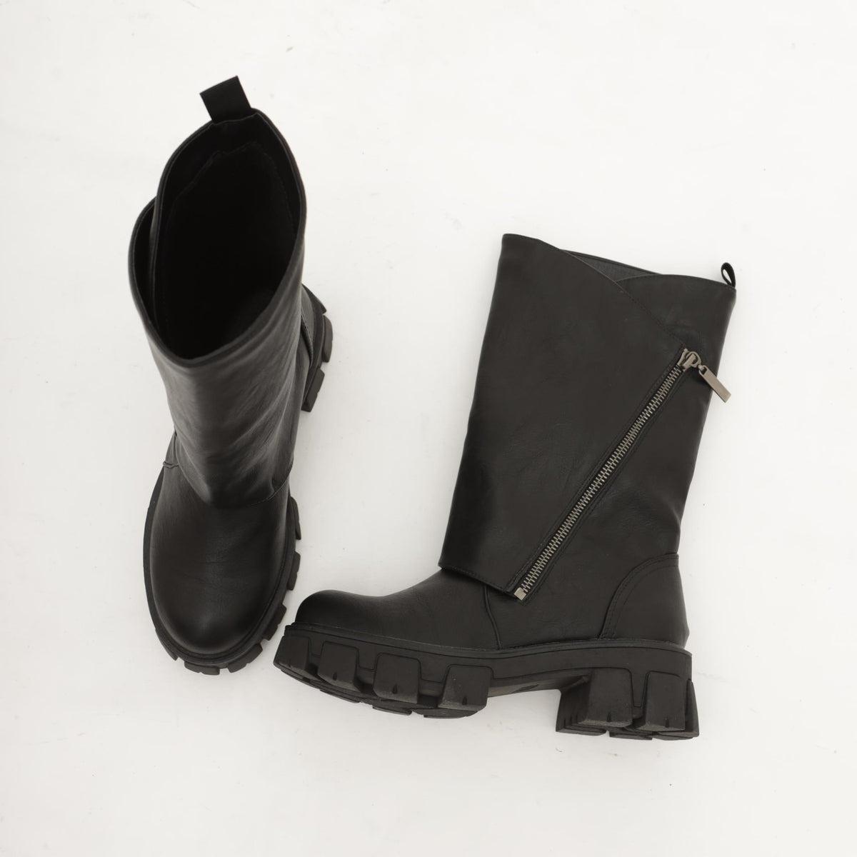 STIVALETTO RIPIEGATO PRD NERO 