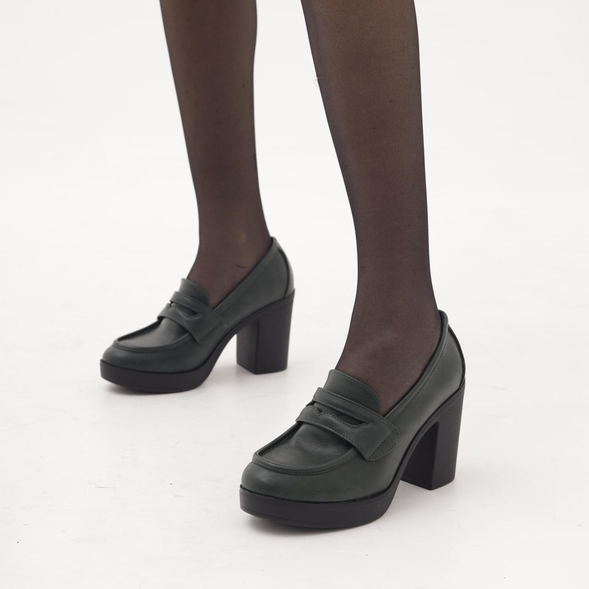 MOCASSINO TACCO VERDE MP354PUVERDE CHOCOLA