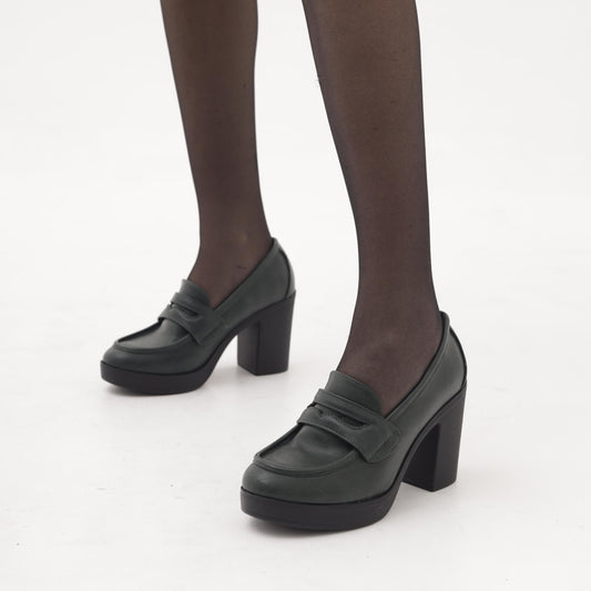 MOCASSINO TACCO VERDE MP354PUVERDE CHOCOLA