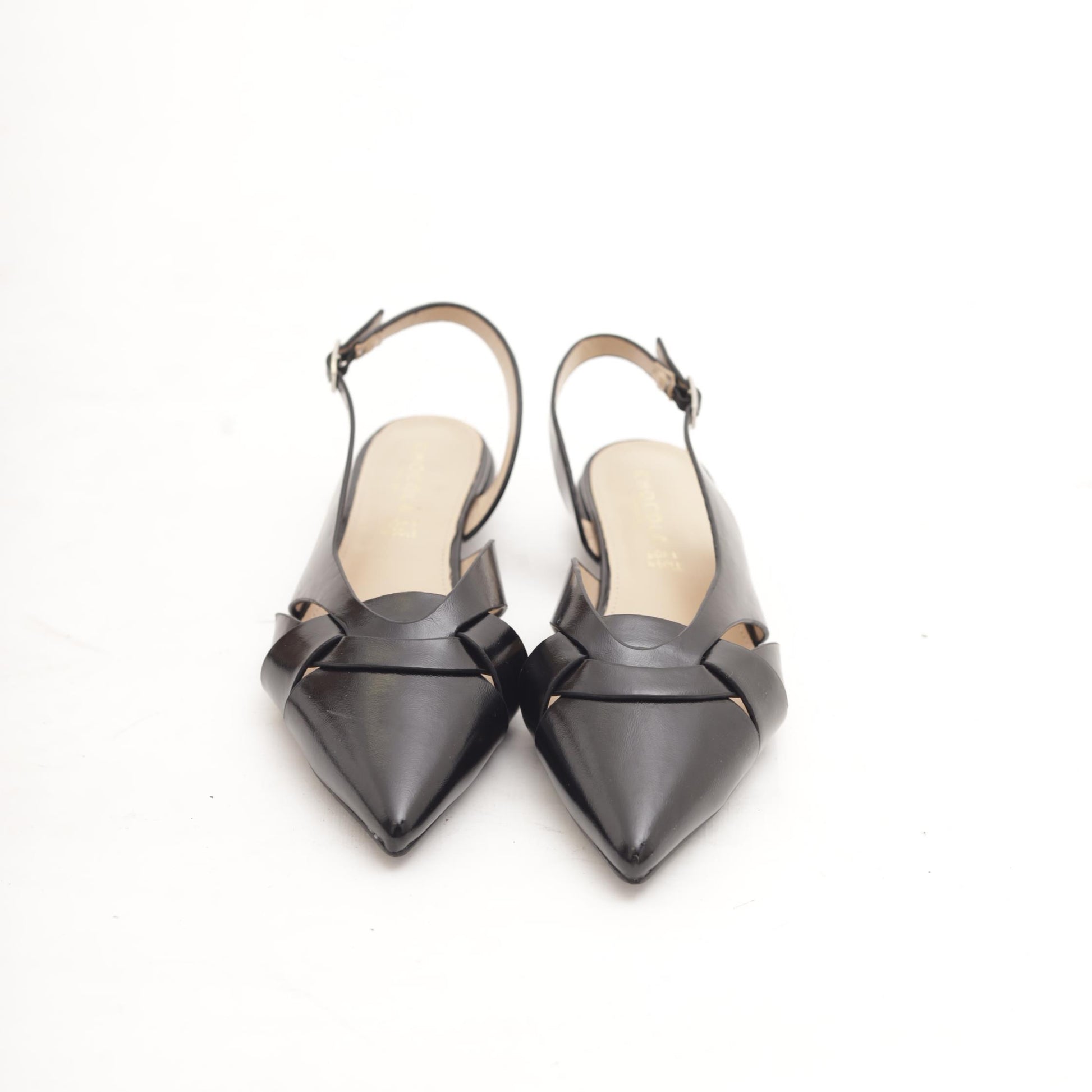 SLINGBACK FASCE INCROCIATE NERO 