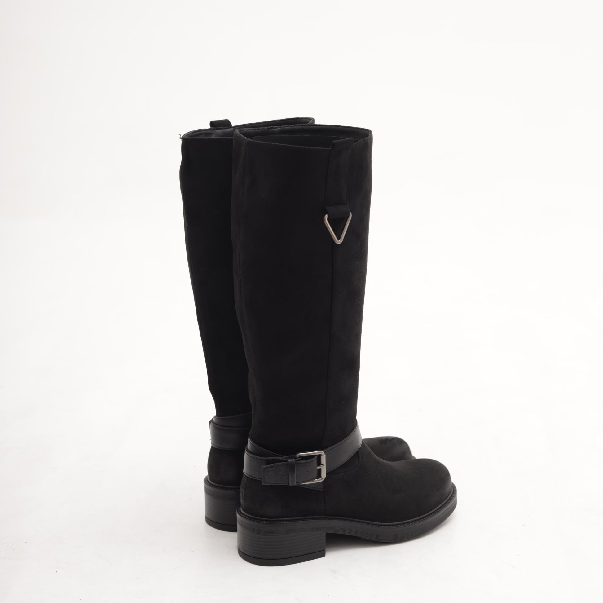 STIVALE BIKER CINTURINO NERO 