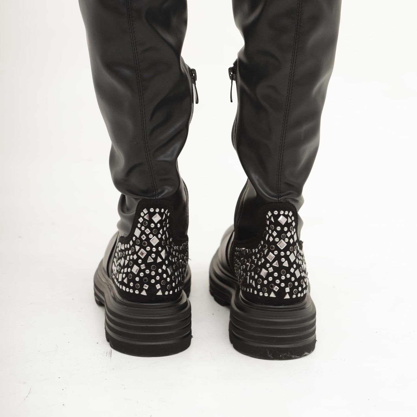 CUISSARD STRETCH BORCHIE NERO 