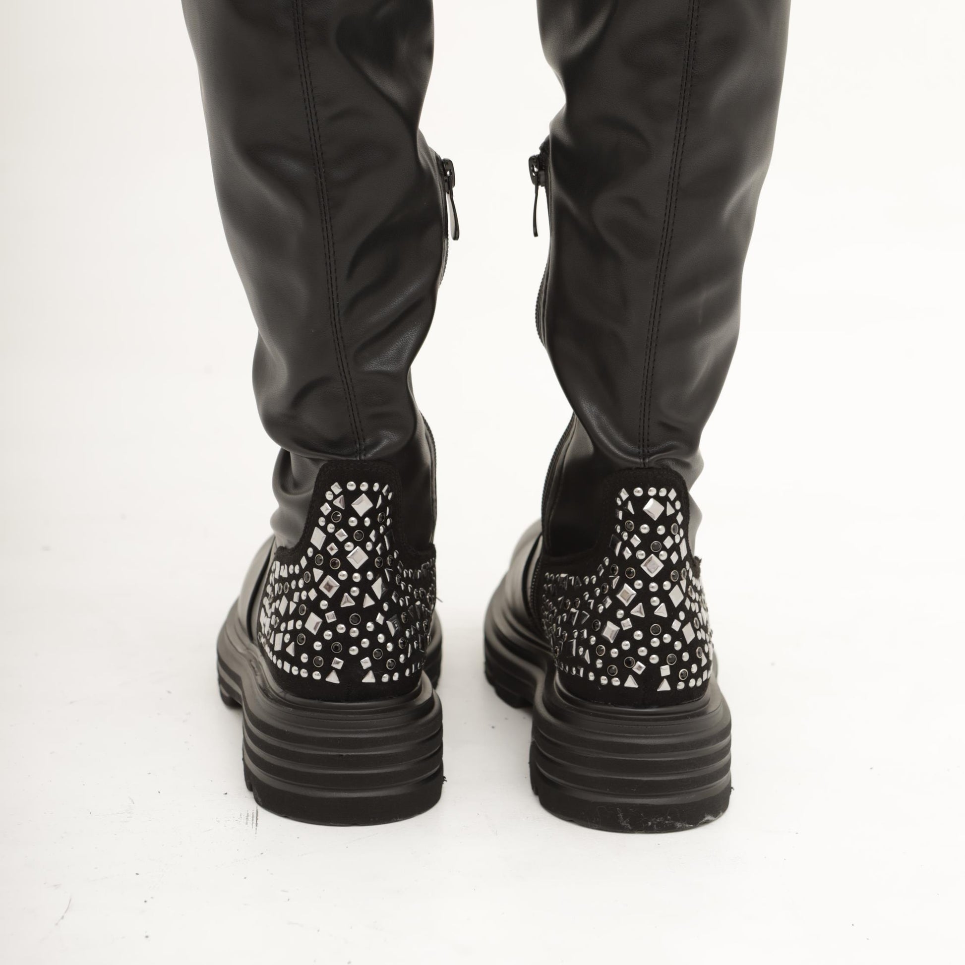 CUISSARD STRETCH BORCHIE NERO 
