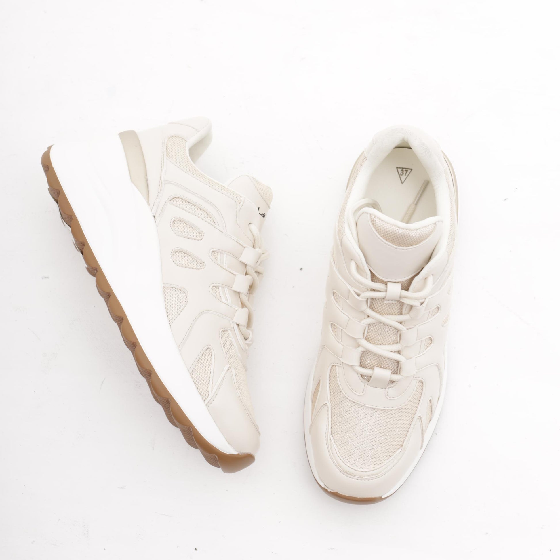 SNEAKERS ZEPPA SHINY BEIGE 