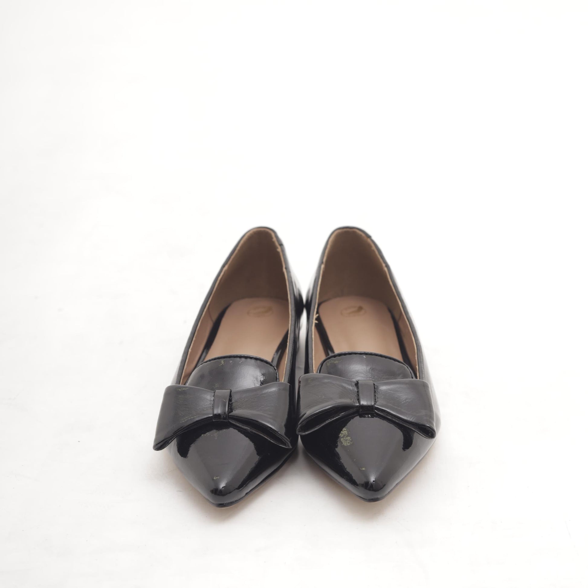 DECOLLETE FLAT FIOCCO NERO MP2714-1VENE CHOCOLA