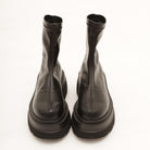 STIVALETTO STRETCH PLATFORM NERO 