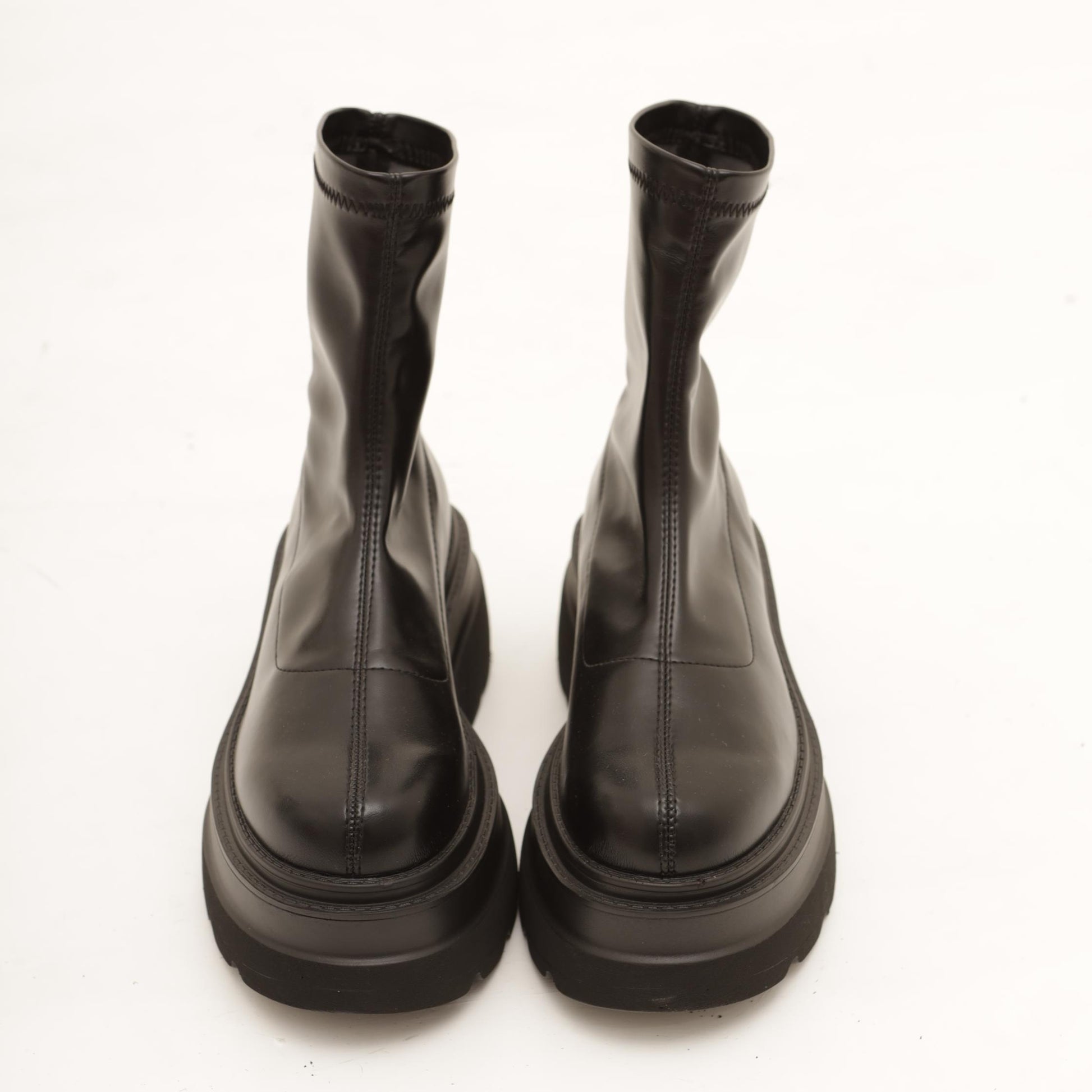 STIVALETTO STRETCH PLATFORM NERO 