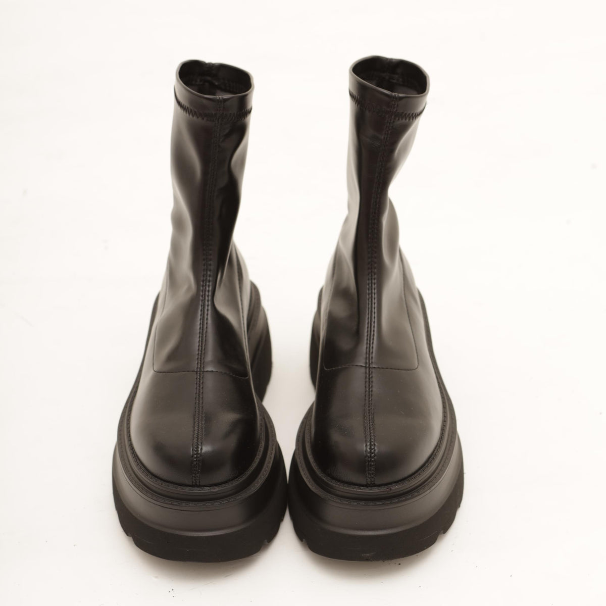 STIVALETTO STRETCH PLATFORM NERO 
