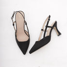SLINGBACK CHIFFON NERO 
