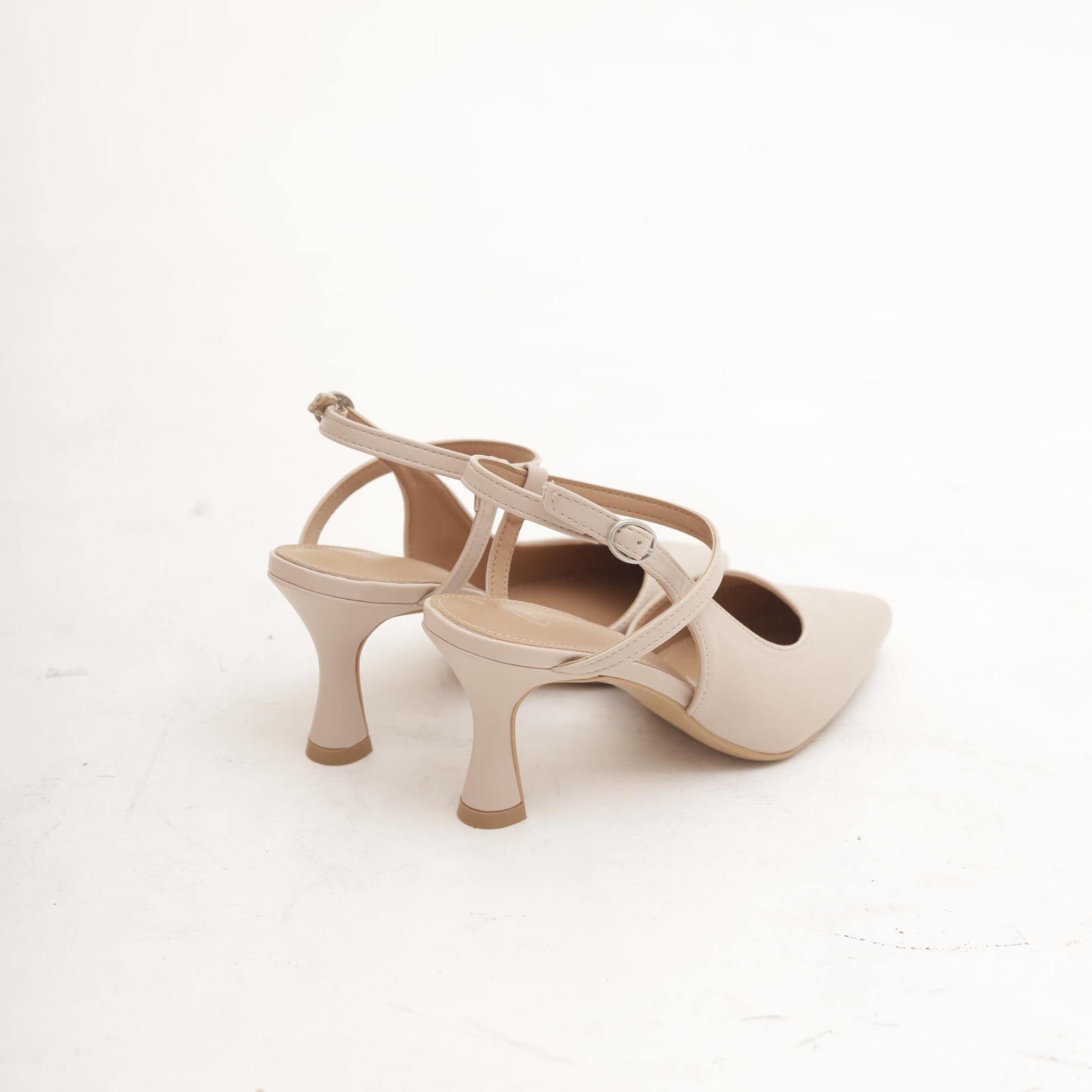 SLINGBACK CROSS BEIGE 