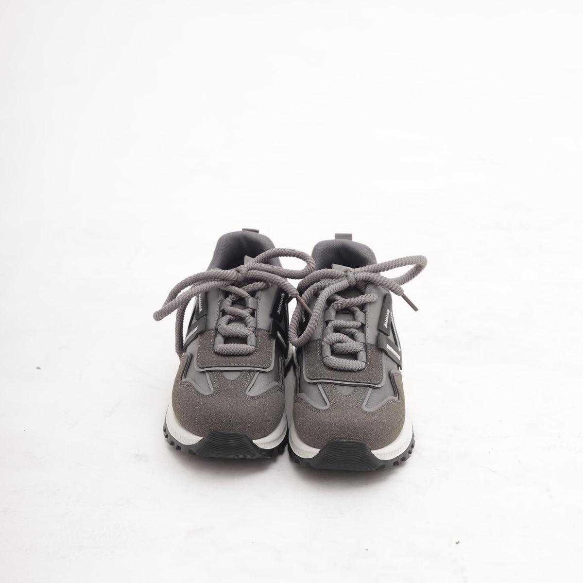 SNEAKERS RUNNING TRIANGLE GRIGIO 